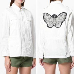 Zadig & Voltaire White Butterfly Brode Jacket